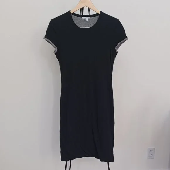 James Perse Standard Black Dress - Picture 2 of 5